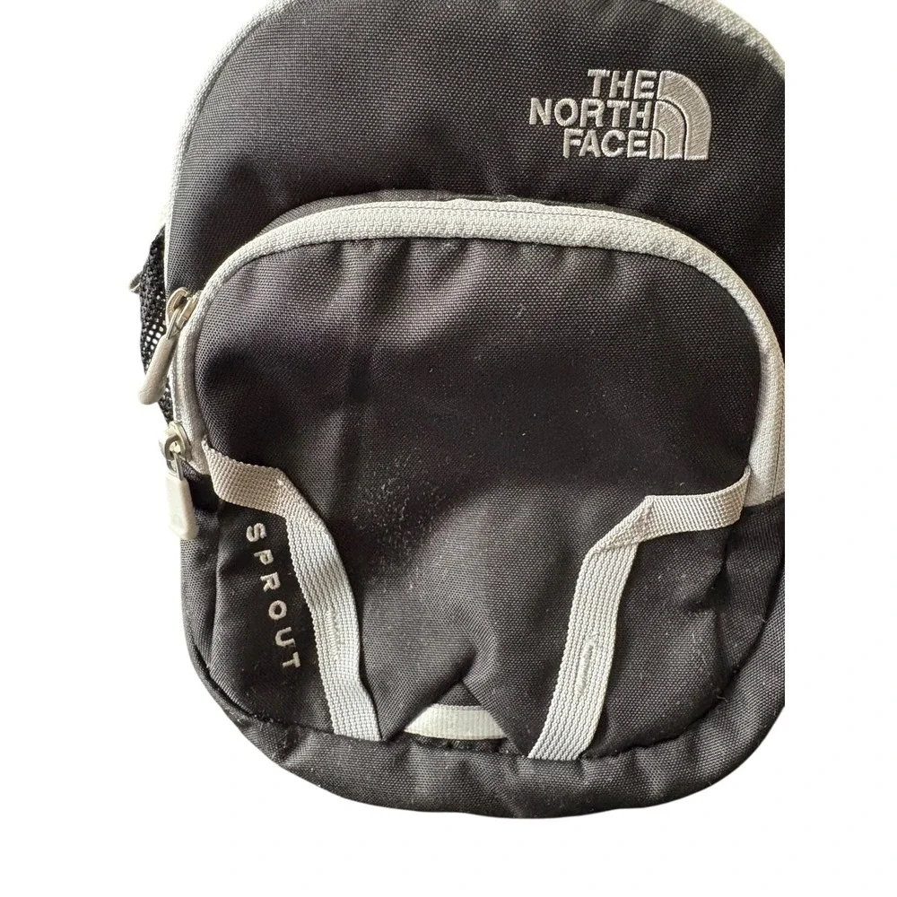 The North Face Sprout‎ Mini Backpack Black Gray Youth 12x9